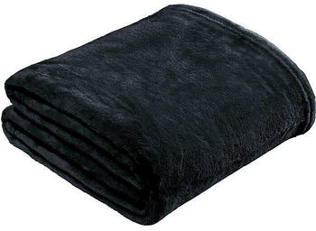 REDBEST Fleece Wohndecke Amarillo schwarz 130x180 cm