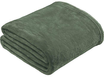 REDBEST Fleece Wohndecke Amarillo gruen 130x180 cm