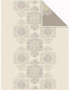 Ibena Jacquard Wohndecke Bagheria braun-beige 150x200 cm