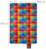 Relaxdays XXL Picknickdecke 200x300 cm kariert bunt (10041268)