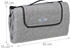 Relaxdays Picknickdecke XXL 200x200cm grau (10035551)