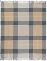 Biederlack Plaid "Britta" im Karo-Look, Kuscheldecke