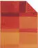 Ibena Wohndecke Granada orange 150x200 cm