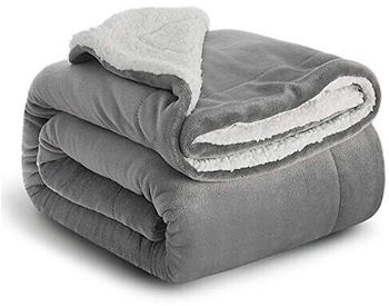 Bedsure Sherpa 150x200cm grau Bedsure Sherpa 150x200cm grau