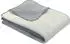 Ibena Jacquard Wohndecke Toronto grau 150x200 cm