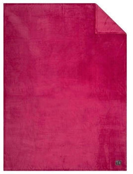 S.Oliver Kuscheldecke Kuschelsoft 150 x 200 cm Polyacryl Pink