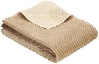 Ibena Kuscheldecke Toronto 150 x 200 cm Mischgewebe Beige