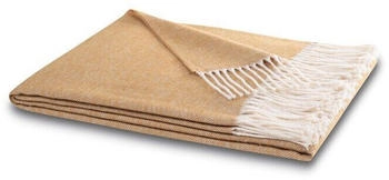 Biederlack Kuscheldecke Camel 130 x 170 cm Mischgewebe Braun