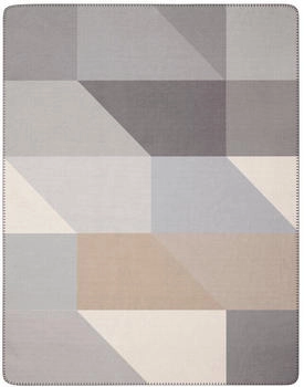 Biederlack Kuscheldecke Great Stone 150 x 200 cm Mischgewebe Grau