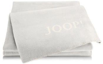 Joop! Kuscheldecke Melange 150 x 200 cm Mischgewebe Silber / Natur