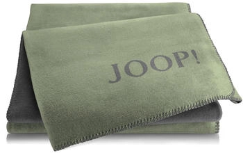 Joop! Wohndecke Uni-Doubleface 150x200 cm Oliv-Stein (814173)