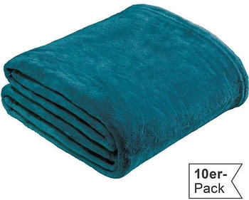 REDBEST Fleece Wohndecke Amarillo im 10er-Pack gruen/blau 150x200 cm REDBEST Fleece Wohndecke Amarillo im 10er-Pack gruen/blau 150x200 cm