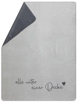 David Fussenegger Wohndecke Kurzflor Savona 'alle unter einer Decke' 150 x 200 cm Filz