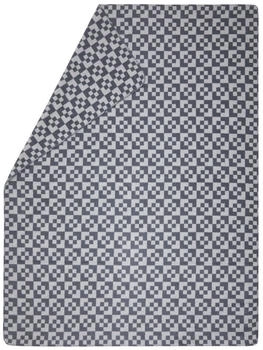David Fussenegger Wohndecke Kurzflor Savona 'Geflecht' 150 x 200 cm Grau