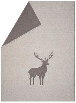 David Fussenegger Wohndecke Luca 'Hirsch Struktur' 140 x 200 cm Braun David Fussenegger Wohndecke Luca 'Hirsch Struktur' 140 x 200 cm Braun