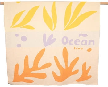 David Fussenegger Wohndecke Luca 'Ocean love' 140 x 200 cm Rohweiß David Fussenegger Wohndecke Luca 'Ocean love' 140 x 200 cm Rohweiß