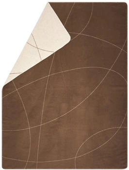 David Fussenegger Wohndecke Savona 'geschwungene Linien' 150 x 200 cm Kork