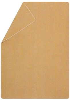David Fussenegger Wohndecke Silvretta 'Fischgrät' 140 x 200 cm Gold