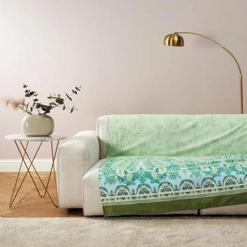 Bassetti Baumwolle-Foulard MERGELLINA 350x270 cm V1 GRÜN