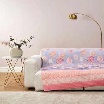 Bassetti Baumwolle-Foulard POSILLIPO 270x270 cm L1 LAVENDEL
