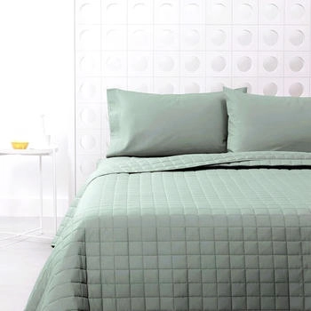 Bassetti Baumwoll-Plaid ISOLABELLA 155x220 cm AZZURRO C1