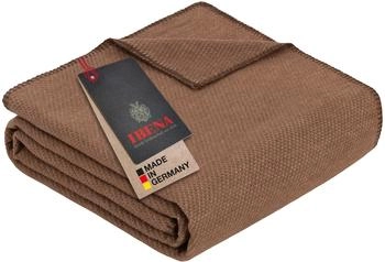 Ibena Charlotte Strukturdecke braun-beige (2650-140-200-350)