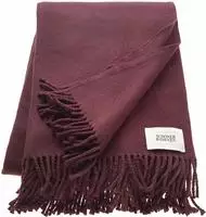 SCH&Ouml;NER WOHNEN-Kollektion Wohndecke "Basics" mit Fransen, Kuscheldecke