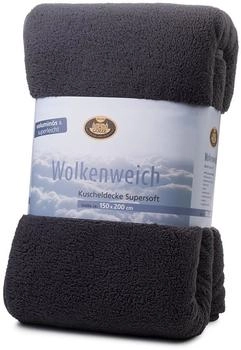 Gözze Wolkenweich Kuscheldecke Schaffellimitat anthrazit (40131-91-150200)