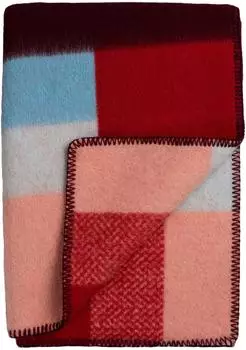 Røros Tweed Mikkel Decke rot (3754)