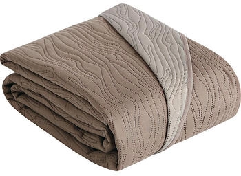 Erwin Müller Tagesdecke Taupe/Sand Größe 220x250 cm