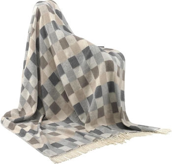 Erwin Müller Plaid Plaid, Flanell Karo, 130 cm x 170 cm
