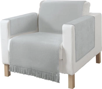 Erwin Müller Sessel- und Sofaschoner-Set Catania 3-teilig grau 100x200 cm