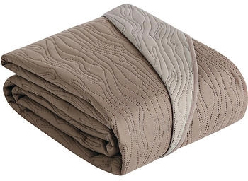 Erwin Müller Tagesdecke Taupe/Sand Größe 140x210 cm