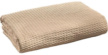 Erwin Müller Sommer-Baumwoll-Decke Siena 220x240 cm beige