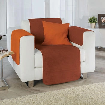 Erwin Müller Sessel- und Sofaschoner Matera 100x200 cm zimt/terra