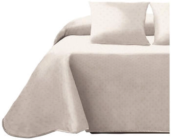 Erwin Müller Tagesdecke Tagesdecke, Uni, beige, 270 cm x 210 cm