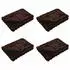 vidaXL Rutschfeste Kunstfell Decke Olite 4 pcs Kamel 240 x 270 cm (42021800)
