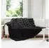 vidaXL Rutschfeste Kunstfell Decke Olite Schwarz 240 x 270 cm (42021836)