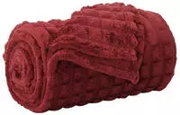 Vidaxl Throw Blanket Bordeaux Red 270 X 240 Cm Fleece
