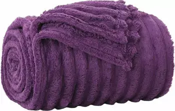 vidaXL &Uuml;berwurfdecke Lila 200 x 150 cm Fleece (42016858)