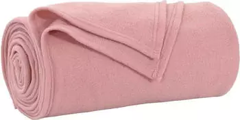 vidaXL &Uuml;berwurfdecke Rosa 270 x 240 cm Fleece (42017044)