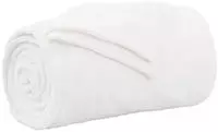 vidaXL &Uuml;berwurfdecke Wei&szlig; 130 x 150 cm Fleece