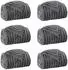 vidaXL Wohndecken 6 pcs Dunkelgrau 150 x 130 cm Fleece (42016873)