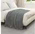 vidaXL Wohndecken 6 pcs Dunkelgrau 150 x 130 cm Fleece (42016873)