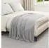 vidaXL Wohndecken 6 pcs Grau 130 x 150 cm Fleece (42016801)