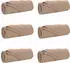 vidaXL Wohndecken 6 pcs Kamel 210 x 140 cm Fleece (42017140)