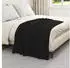 vidaXL Wohndecken 6 pcs Schwarz 130 x 150 cm Fleece (42016809)