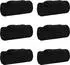 vidaXL Wohndecken 6 pcs Schwarz 170 x 130 cm Fleece (42017065)
