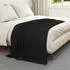 vidaXL Wohndecken 6 pcs Schwarz 170 x 130 cm Fleece (42017065)