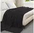 vidaXL Wohndecken 6 pcs Schwarz 270 x 240 cm Fleece (42016964)